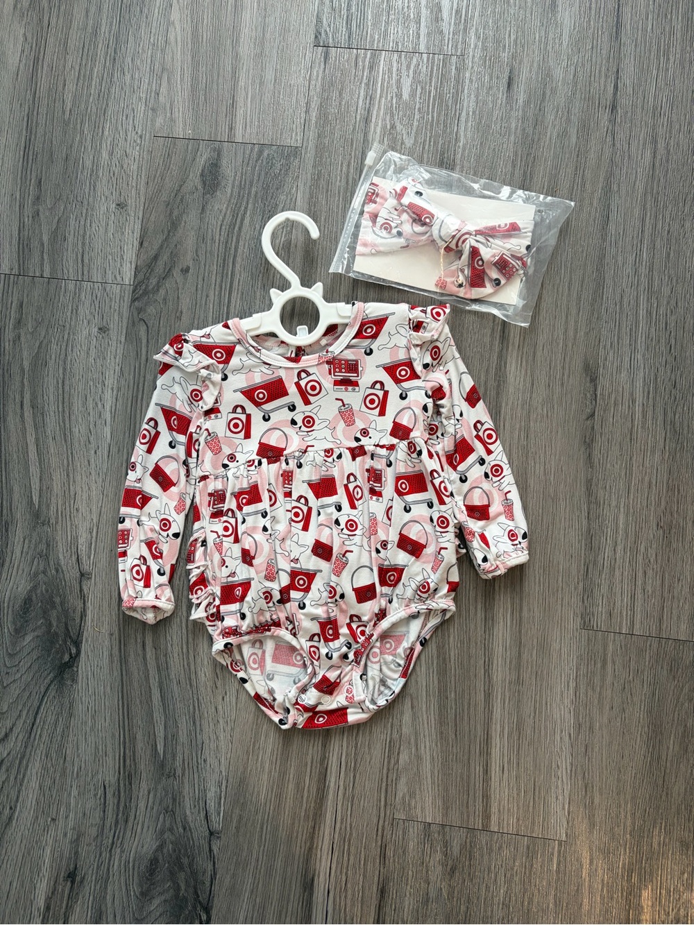 Riley Grace Bamboo Target bubble and bow